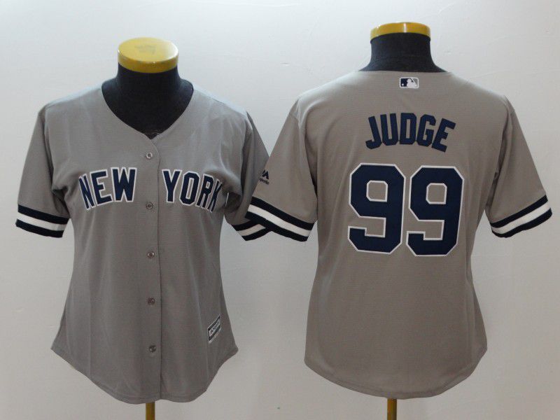 Women New York Yankees #99 Judge Grey MLB Jerseys